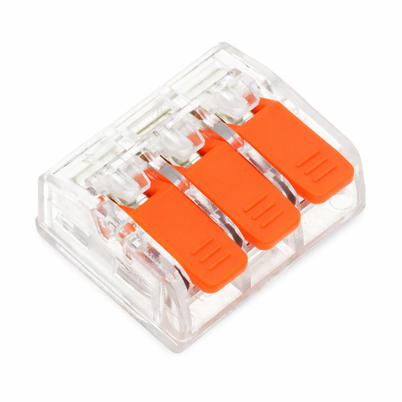 Винтовой клеммник CMK-633 клемма соединительная универсальная (клеммная колодка) для надежного подключения и фиксации проводов