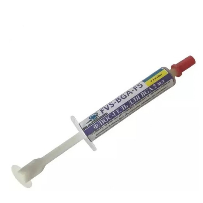 Флюс BGA FVS-F5 (2ml) для ремонту, складання та обслуговування електроніки