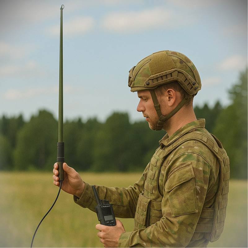 Виносна бліндажна окопна антена VHF FlowerPot для рацій Motorola R7, R7a