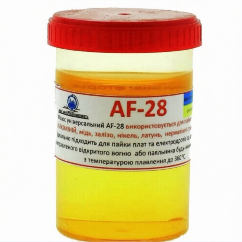 Флюс універсальний AF-28 для ремонту, складання та обслуговування електроніки