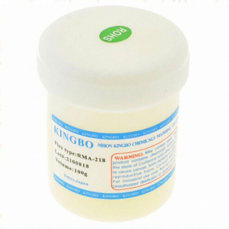 Флюс-гель для SMD RMA-218 (100г) для ремонта, сборки и обслуживания электроники