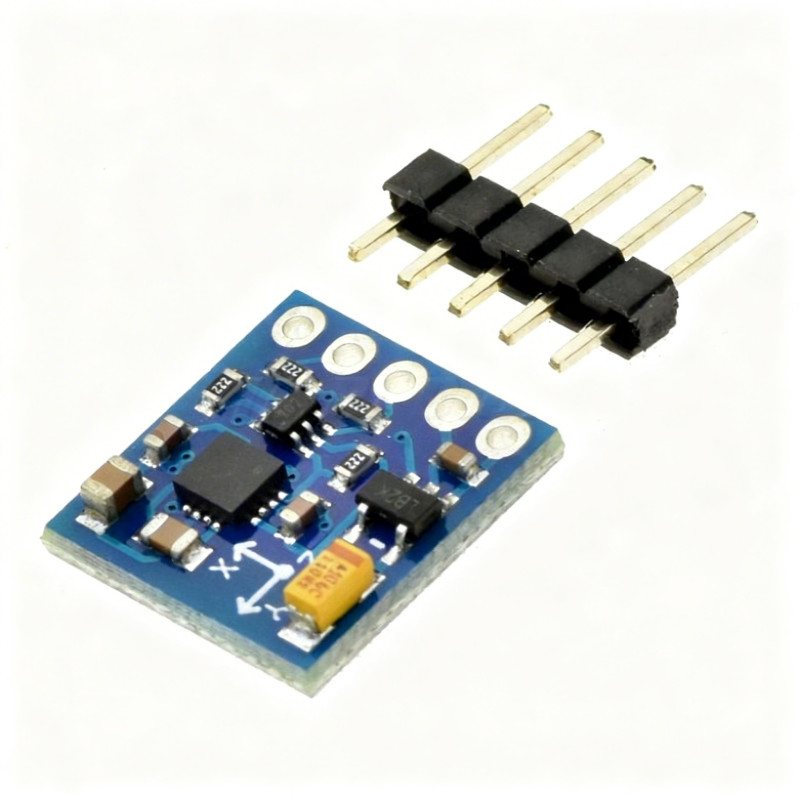 Модуль GY-271 модуль 3-осьового датчика магнітного поля HMC5883L для Arduino (датчик, плата розширення) для DIY проєктів та навчання