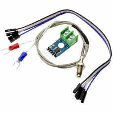 Модуль Термопара K-типу з цифровим підсилювачем на MAX6675 для Arduino (датчик, плата розширення) для DIY проєктів та навчання