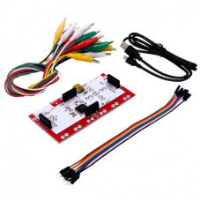 Модуль Набір (крокодили+перемички+Controller Board DIY Kit) для Makey, UNO R3, Mega 2650, Nano для Arduino (датчик / плата розширення) для н Модуль Набір (крокодили+перемички+Controller Board DIY Kit) для Makey, UNO R3, Mega 2650, Nano для Arduino (датчик / плата розширення) для н