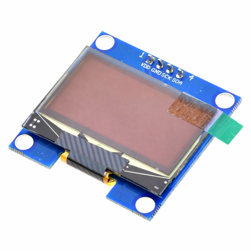 OLED LCD 1.3 дюйма 128x64 I2C (синий) дисплей для ARDUINO для ремонта, сборки и обслуживания электронных устройства