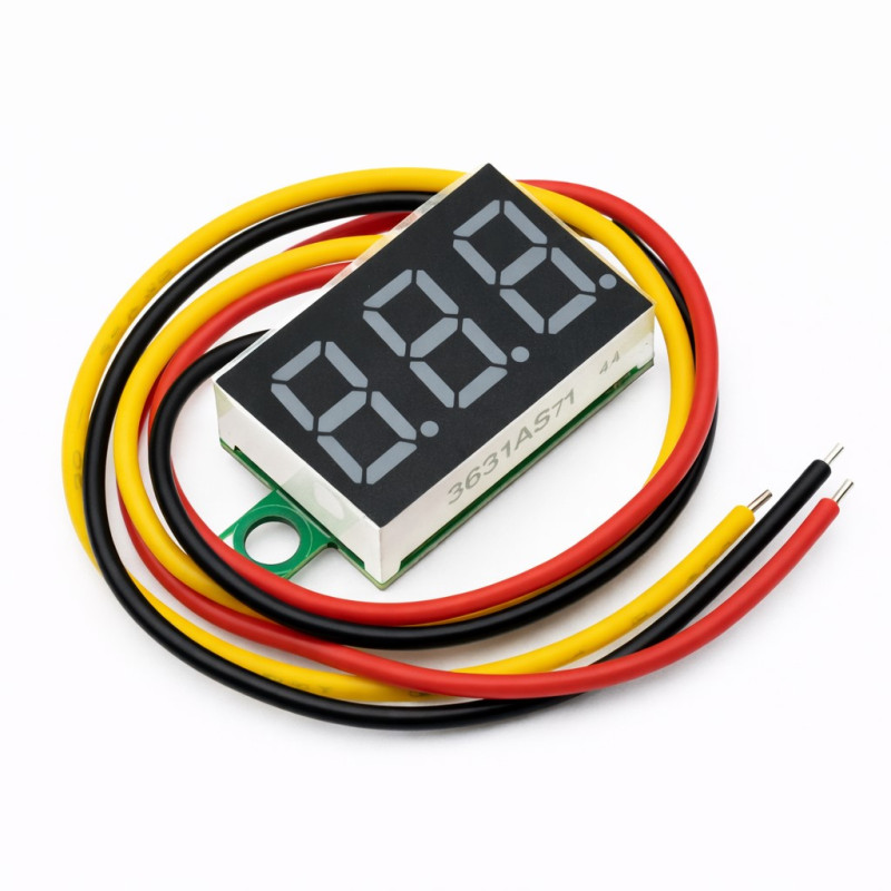 Цифровий вольтметр DSN-DVM-368 (синій) для ремонту, складання та обслуговування електроніки