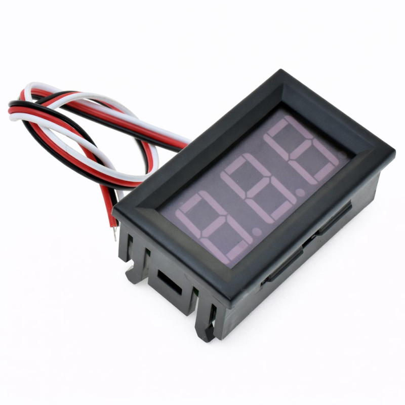 Цифровий вольтметр DSN-DVM-568L-3 (червоний) DC 0-30V для ремонту, складання та обслуговування електронних пристроїв