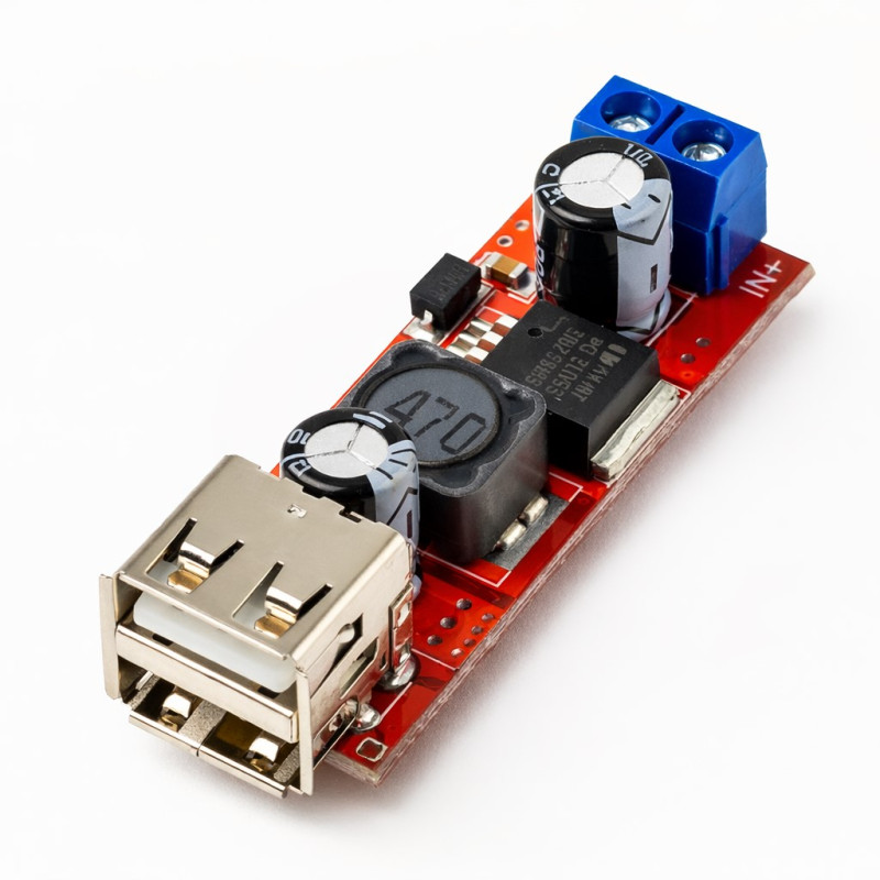 Понижающий DC-DC 5V с USBx2 для ремонта, сборки и обслуживания электронных устройств