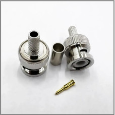 Високочастотний штировий роз’єм BNC male 6 crimp (під обтискання)