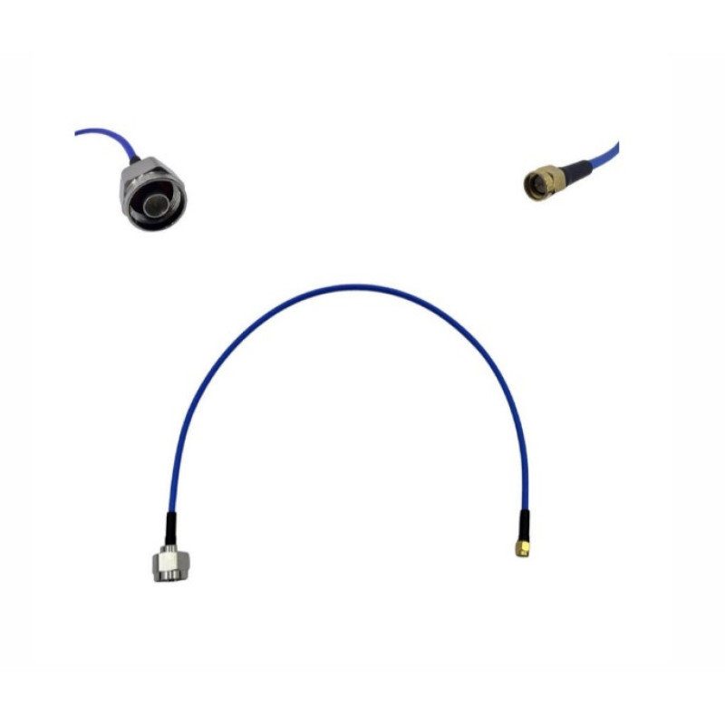 Пигтейл SMA-Male - SMA-Male ВЧ кабель переходник SS402 длина 50 см