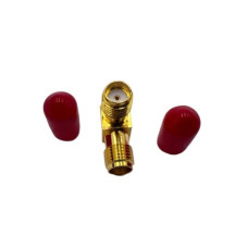 Переходник SMA-Female-SMA-Female 90°(коннектор мама - мама) угловой