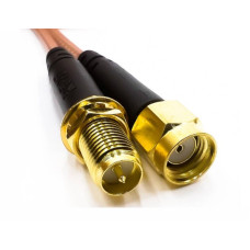 Пигтейл RP-SMA-Male - RP-SMA-Female ВЧ кабель переходник RG316 длинна 30 см