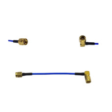 Пігтейл SMA-Male - SMA-Male ВЧ кабель перехідник RG405 30 см, кутовий Пігтейл SMA-Male - SMA-Male ВЧ кабель перехідник RG405 30 см, кутовий