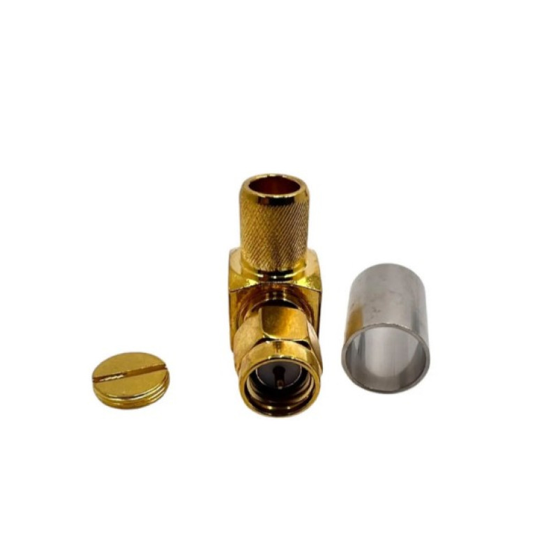 Роз'єм SMA-Male 90° на кабель 5D-FB кутовий