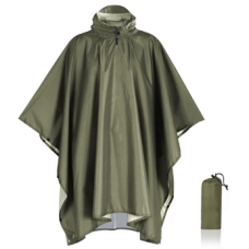 Тактичний дощовик пончо, Зелений / Плащ-намет водонепроникний / Накидка-плащ від дощу Тактичний дощовик пончо, Зелений / Плащ-намет водонепроникний / Накидка-плащ від дощу