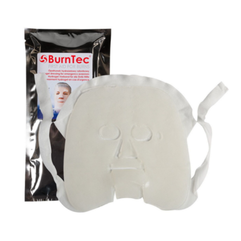Протиопікова гідрогелева маска для обличчя NAR BurnTec Burn Mask 40x60 см
