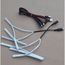 Вкладиші для рук + дроти USB (2 вихода)
