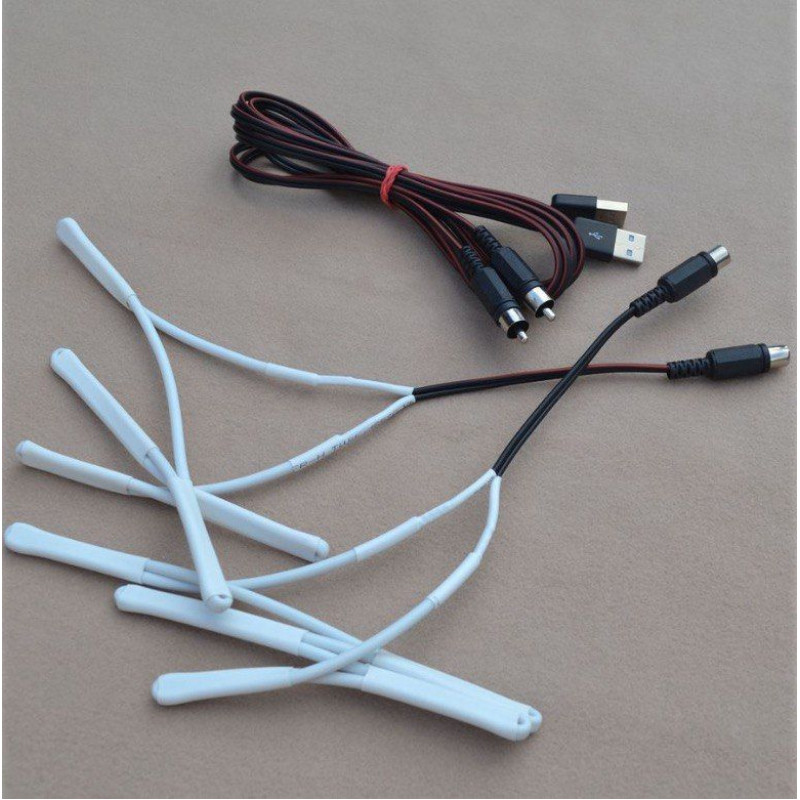 Вкладыши для рук + провода USB (2 выхода)