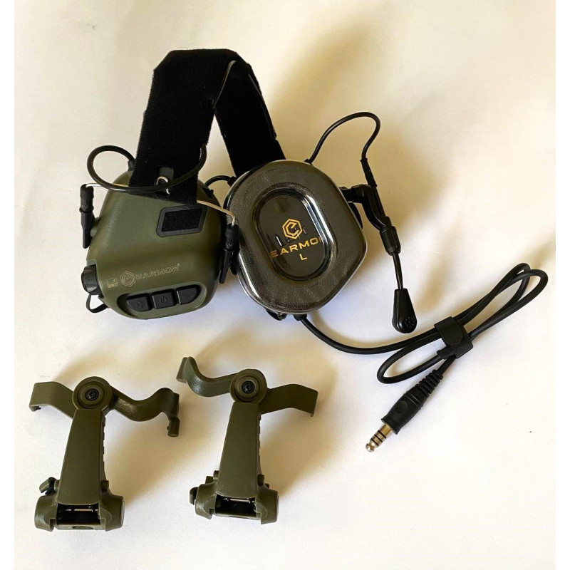 Активні захисні навушники Earmor M32X MOD4 Folian Green