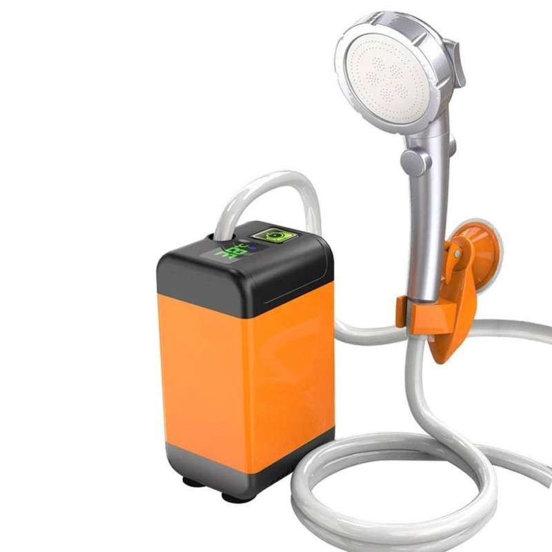 Душ походный переносной 4800 mAh, для путешествий, кемпинга. Автономный компактный душ со встроенным аккамулятором