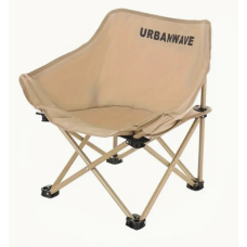 Кресло URBANWAVE для отдыха на природе, кемпинга. Стяжной тип, кресло-месяц, легкая сборка, грузоподъемность 120 кг содержит чехол