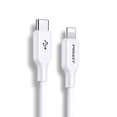 Кабель для швидкої зарядки Pisen Lightning — USB-C PD, 0.25 метр