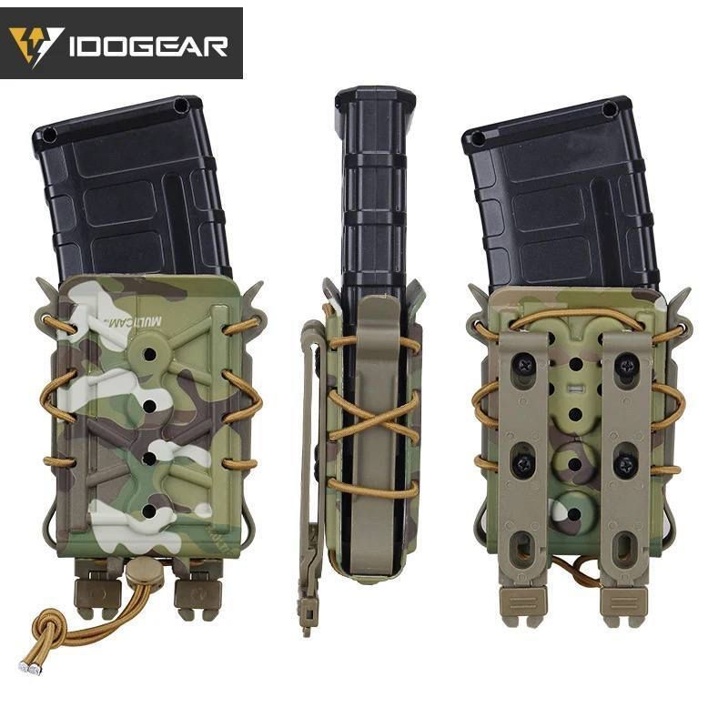 Полімерний підсумок для магазинів АК (відкритий) Idogear Molle Magazine Pouch (IG-BG-3031-2-MC)