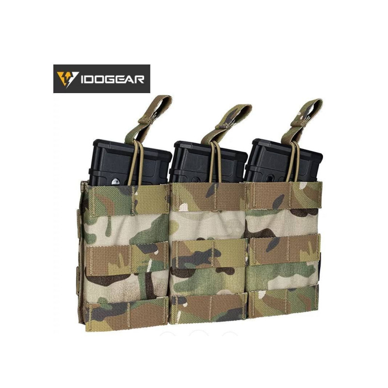 Потрійний підсумок IDOGEAR Triple Mag Pouch 5.56mm MOLLE, Multiсam, Nylon 3547