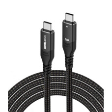 Кабель зарядний Type-C Thunderbolt 4 100W 0.5метр Кабель зарядний Type-C Thunderbolt 4 100W 0.5метр