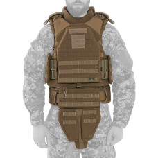 Модульний бронежилет Plastoon XM kit 5, coyote, М, 4 light ДСТУ, 1 клас ДСТУ