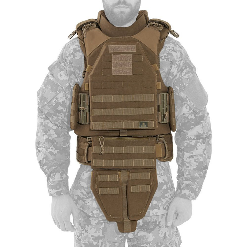 Модульний бронежилет Plastoon XM kit 5, coyote, М, 4 light ДСТУ, 1 клас ДСТУ