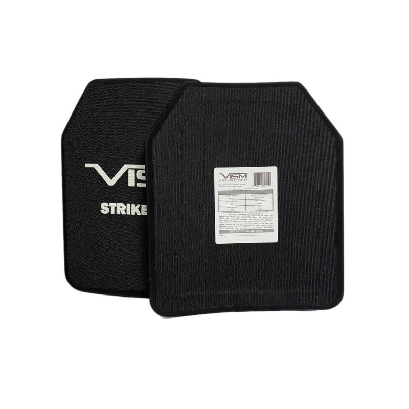 Полегшені Бронеплити 5+ клас захисту ДСТУ VISM UHMWPE NIJ III+ SRT (2шт.), з високомолекулярного поліетилену М