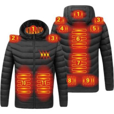 Куртка з підігрівом від PowerBank Dual control 11 zones чорний розмір XXXL Куртка з підігрівом від PowerBank Dual control 11 zones чорний розмір XXXL