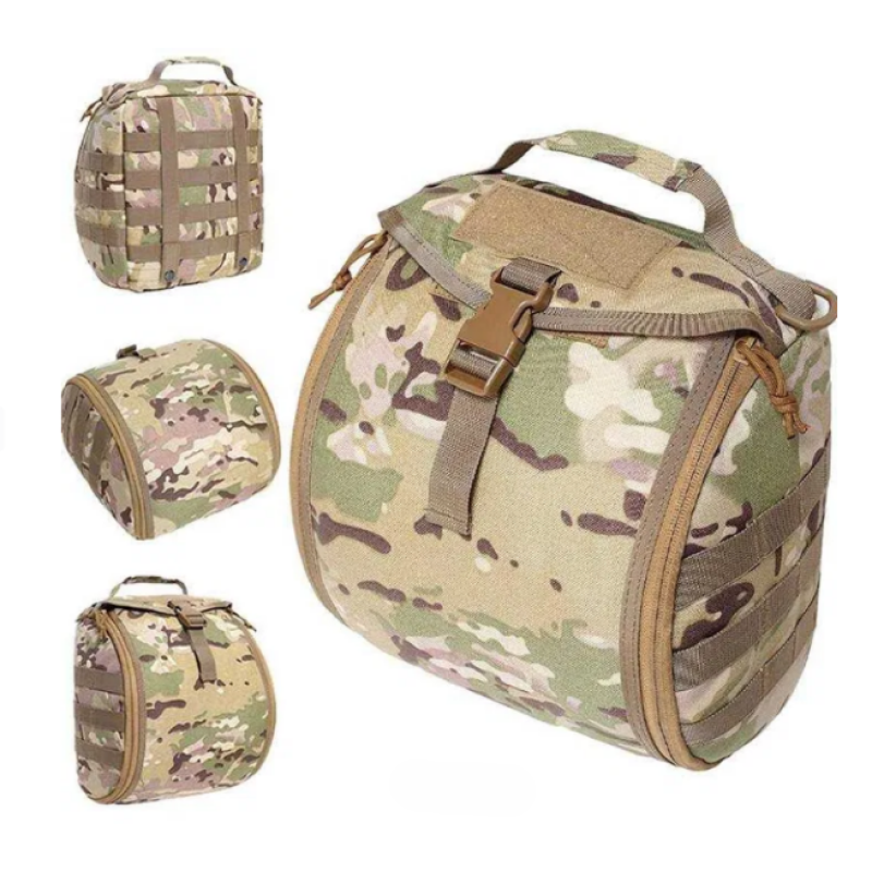 Тактическая сумка чехол для военного шлема и наушников Рюкзак Multicam