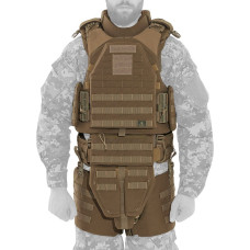 Модульний бронежилет Plastoon XM kit 6, coyote, М, 4 light ДСТУ, 1 клас ДСТУ