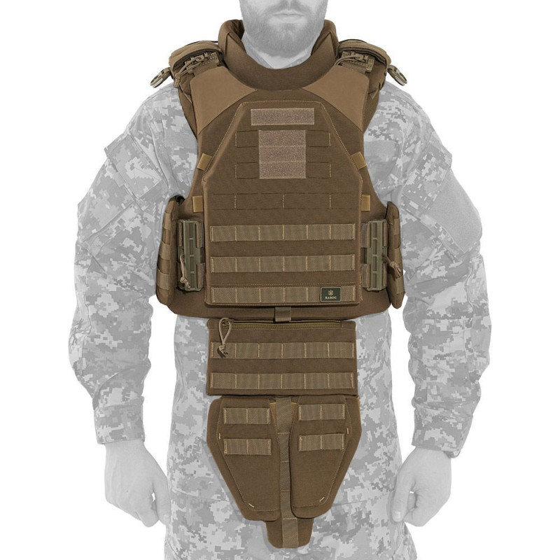 Модульний бронежилет Plastoon XM kit 4, coyote, М, 4 light ДСТУ, 1 клас ДСТУ