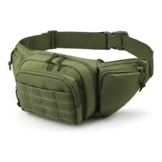 Сумка тактична на пояс з кобурою олива
