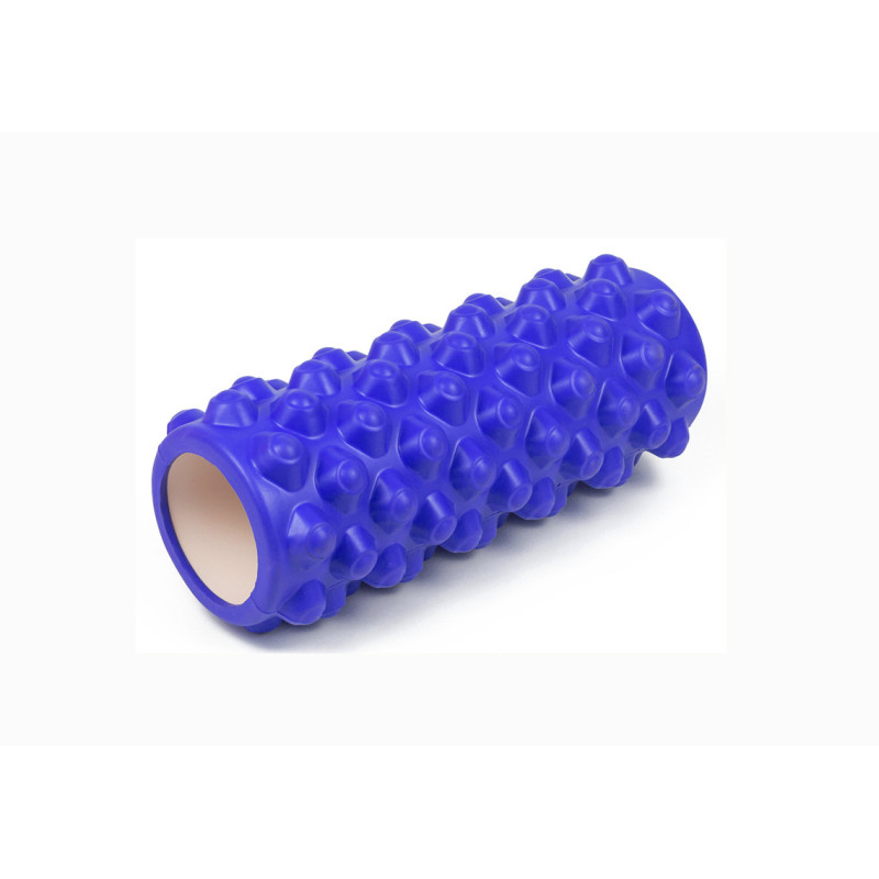 Ролик массажный EasyFit Grid Roller Extreme 33 см Синий S53-1176