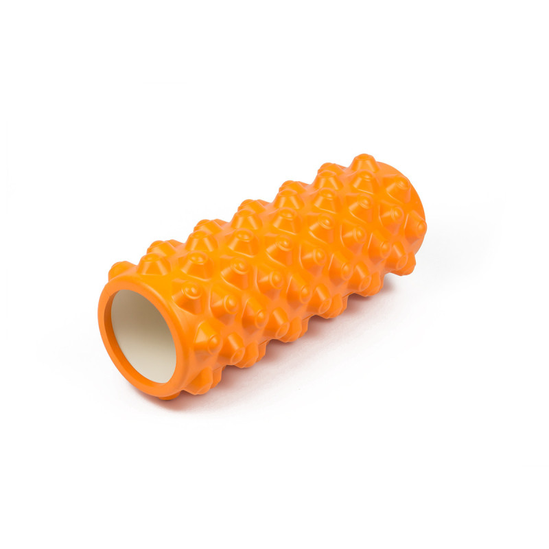 Ролик массажный EasyFit Grid Roller Extreme 33 см Оранжевый S53-1178
