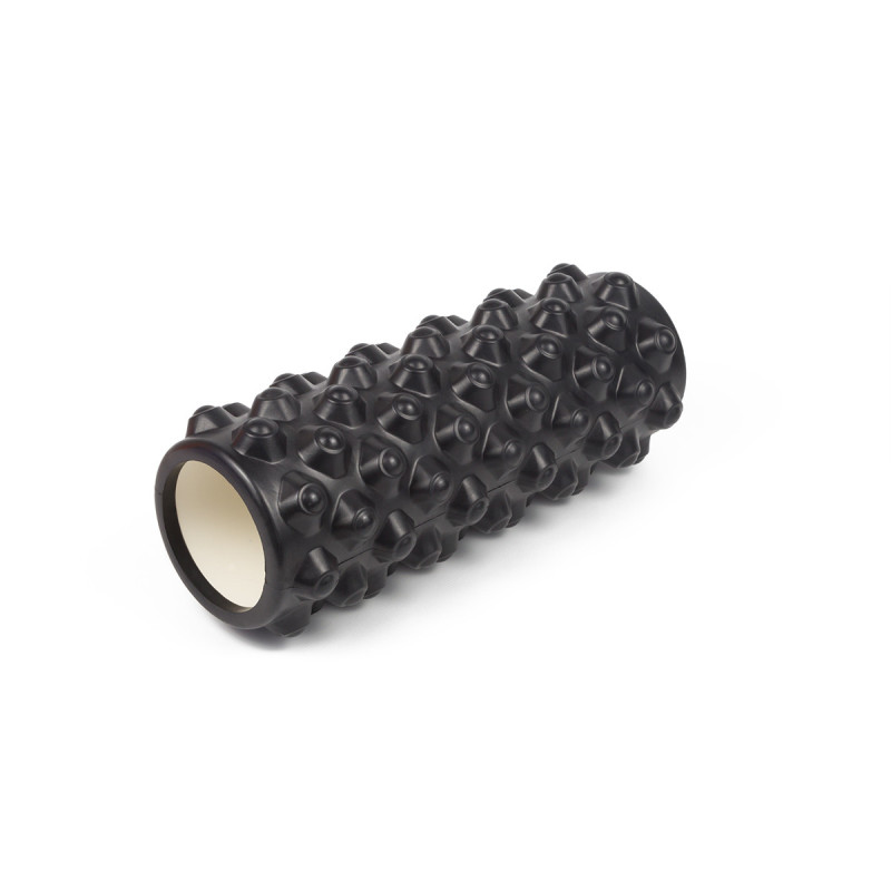 Ролик масажний EasyFit Grid Roller Extreme 33 см Чорний S53-1175