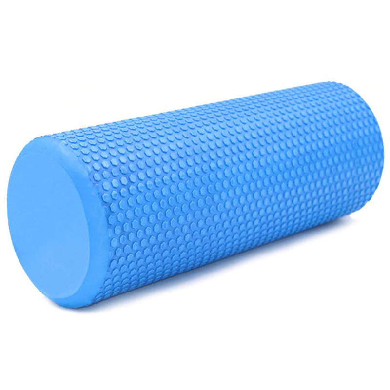 Ролик масажний EasyFit Foam Roller 30 см Синій S53-1180