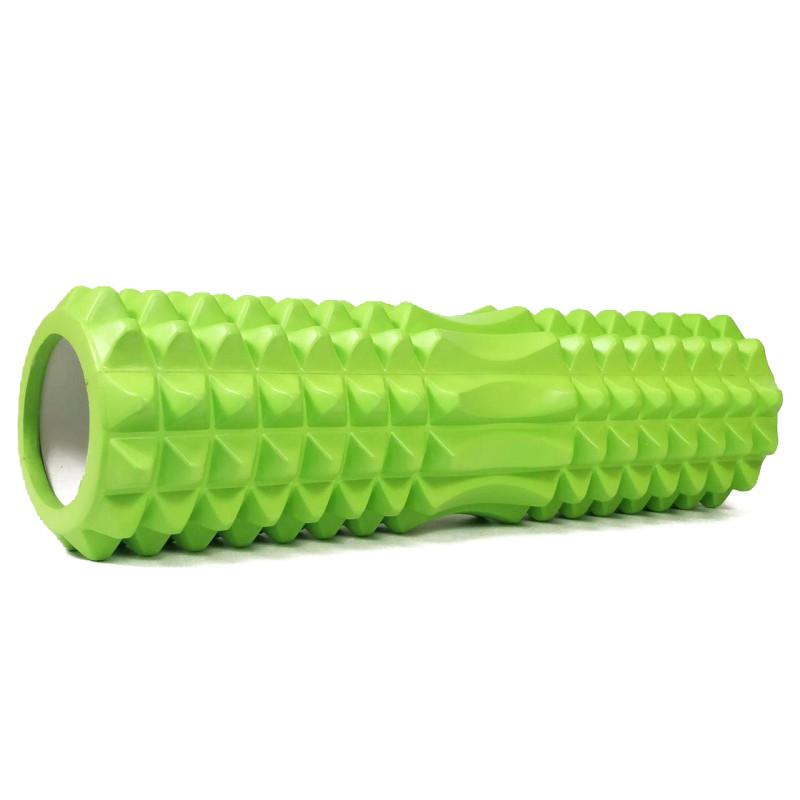 Ролик массажный EasyFit Grid Roller 45 см v.2.2 Салатовый S53-1190