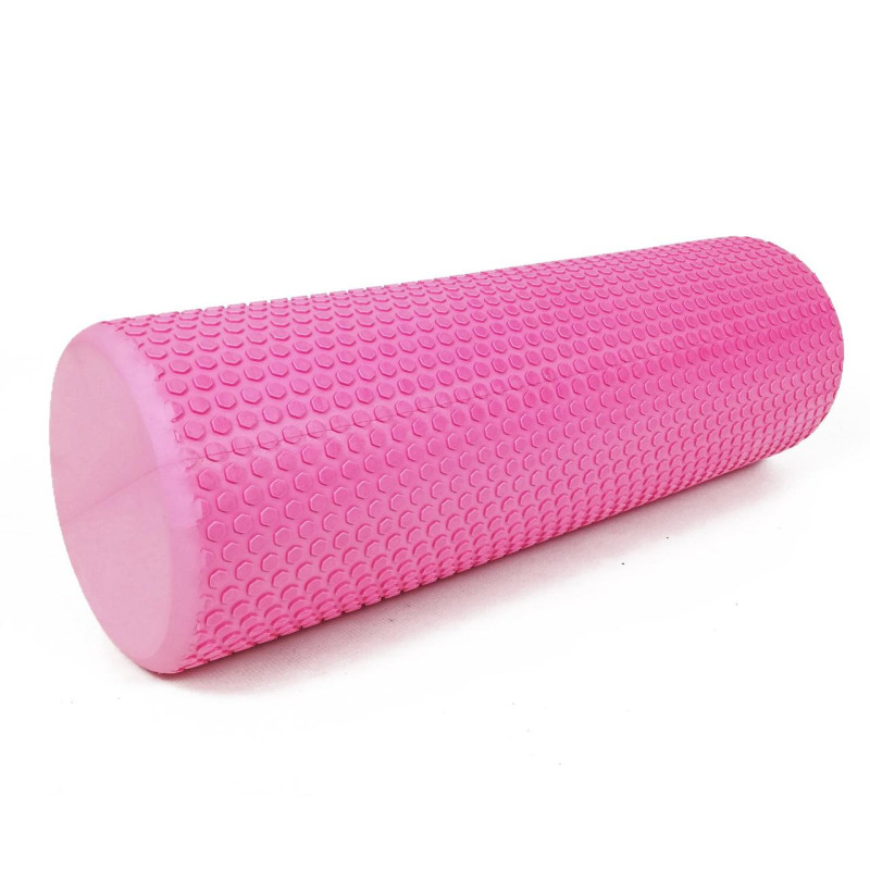 Ролик массажный EasyFit Foam Roller 45 см Розовый S53-1201