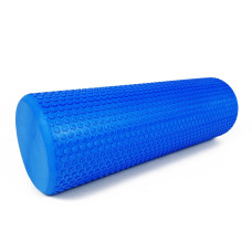Ролик массажный EasyFit Foam Roller 45 см Синий S53-1199