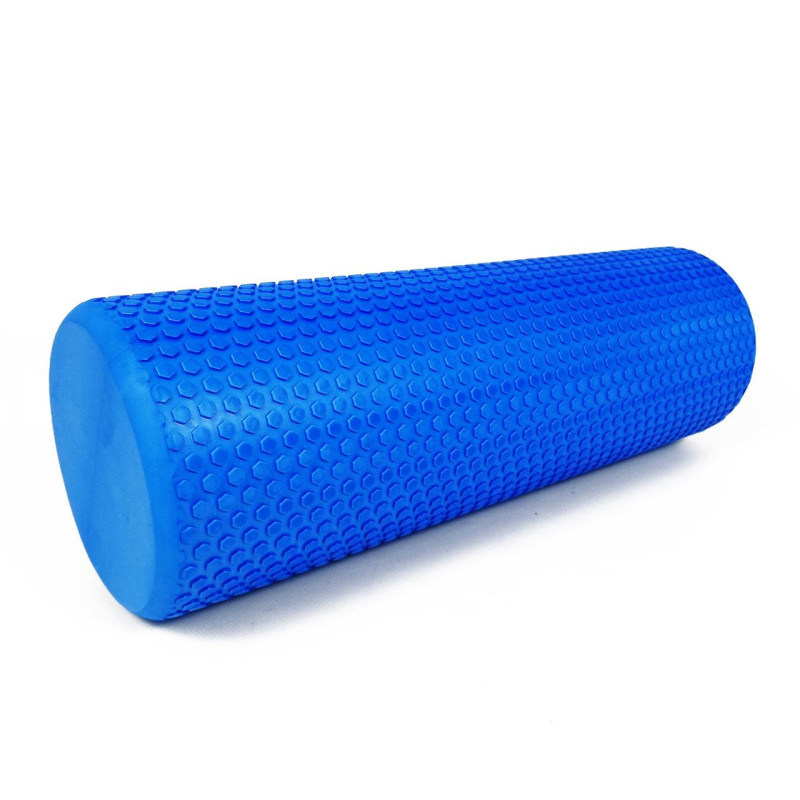 Ролик масажний EasyFit Foam Roller 45 см Синій S53-1199