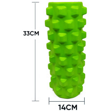 Ролик масажний EasyFit Grid Roller PRO 33 см Салатовий S53-1154 Ролик масажний EasyFit Grid Roller PRO 33 см Салатовий S53-1154
