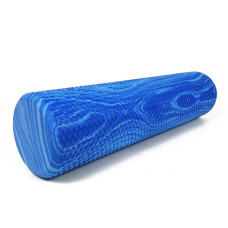 Ролик массажный EasyFit Foam Roller 60 см двухцветный Синий-голубой S53-1212 Ролик массажный EasyFit Foam Roller 60 см двухцветный Синий-голубой S53-1212