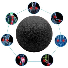 Мячик массажный EasyFit TPR 6 см черный S53-1254