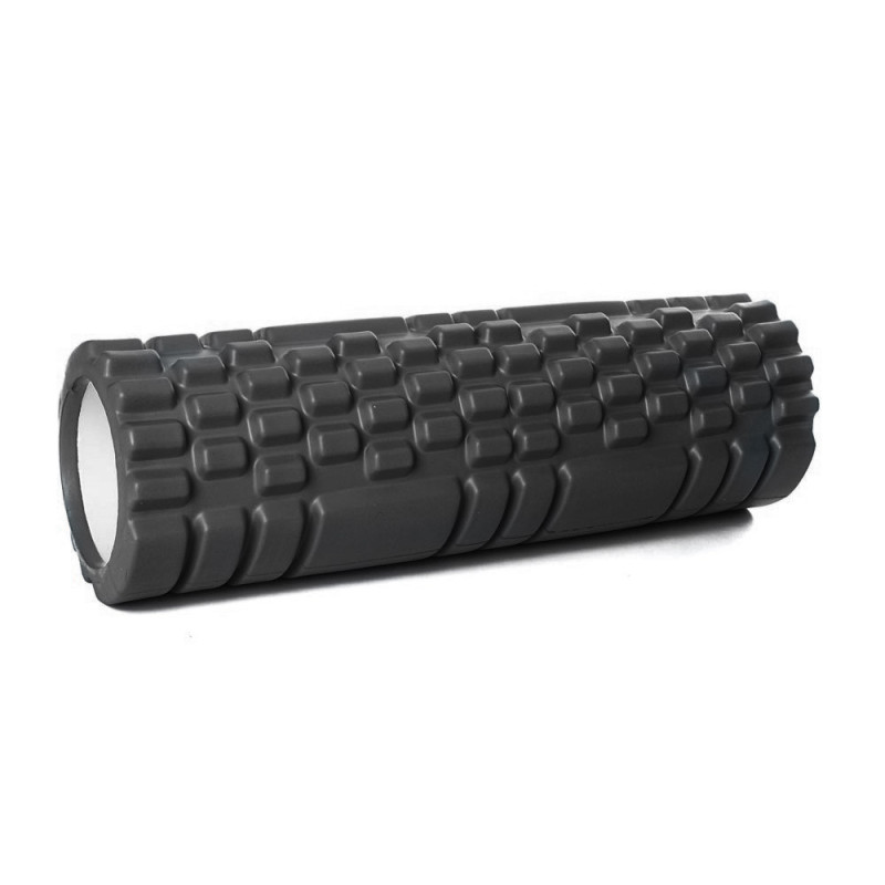 Роллер массажный EasyFit Grid Roller Mini 30 см черный S53-1259