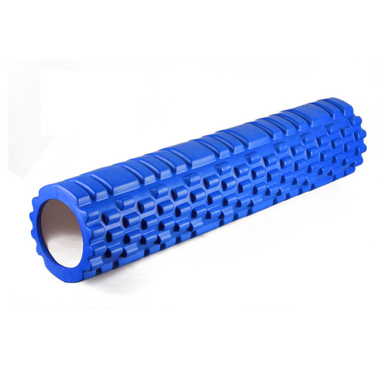 Ролер масажний EasyFit Grid Roller 60 см v.3.1 синій S53-1263